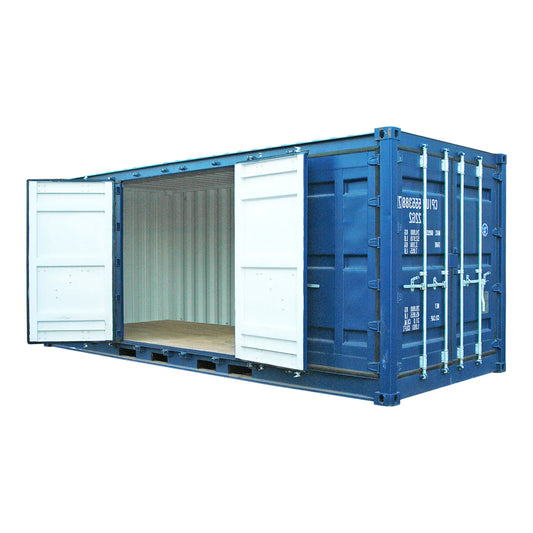 Materialcontainer full side open 20 fuß